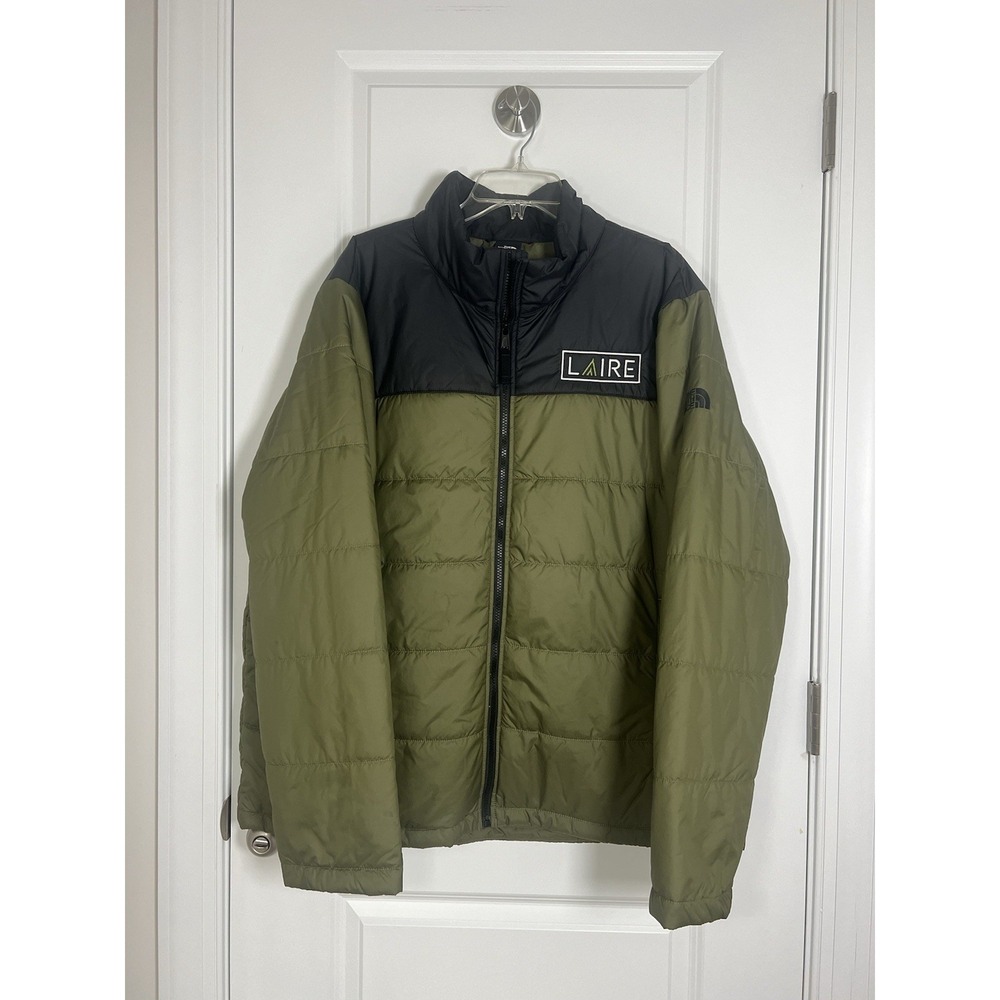 The North Face Everyday Insulated Puffer Jacket Burnt Olive Green Size XXL